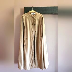 Vintage Camel Wool Cape Sherwood sz Large